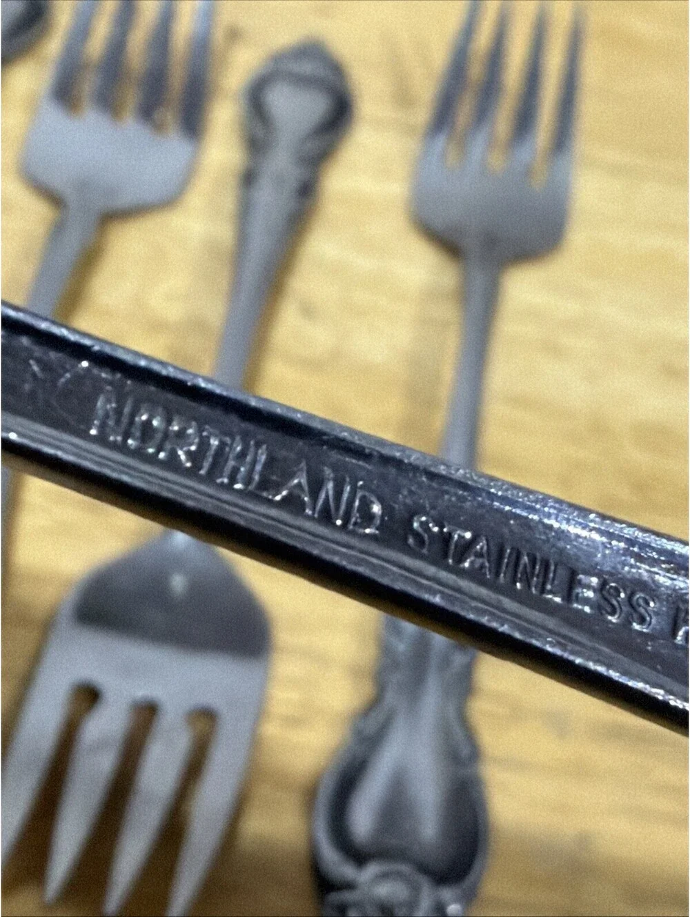 Oneida Northland Silver MALMAISON Old South Stainless Silverware Flatware Forks